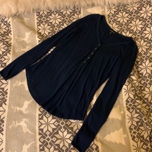 Gently used top. Rich dark blue color